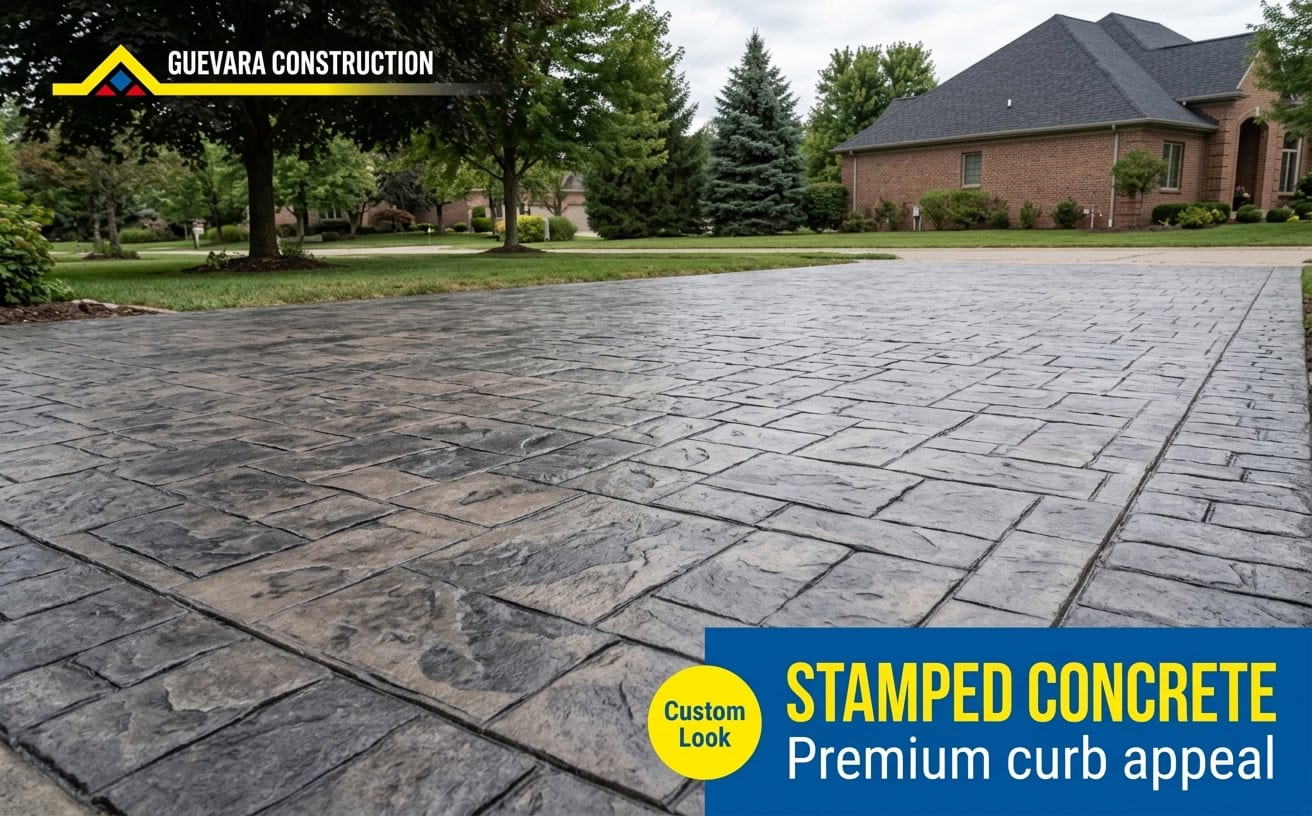 Stamped Concrete Driveways