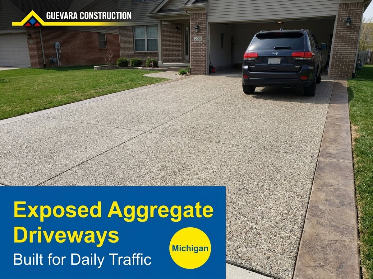 Exposed Aggregate Driveways