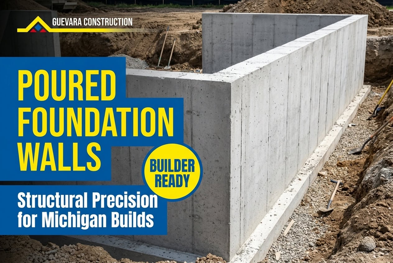 Poured Foundation Walls & Structural Concrete
