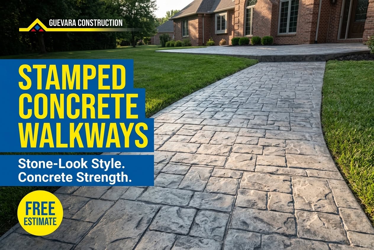 Stamped Concrete Walkways