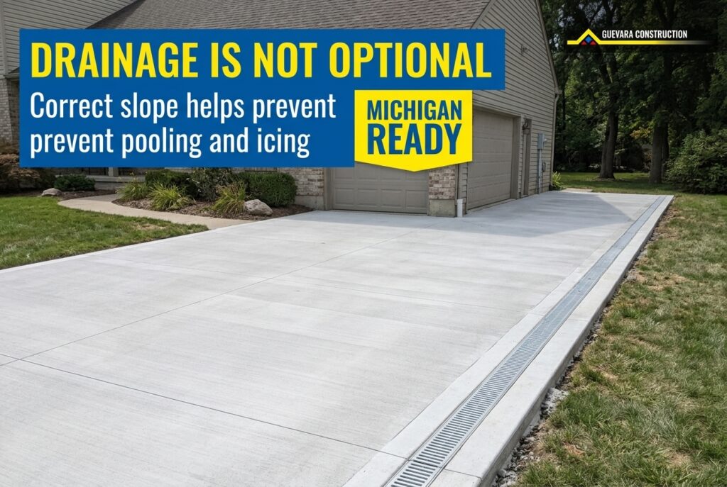 Why Does Drainage Matter for Rochester Hills Driveways?
