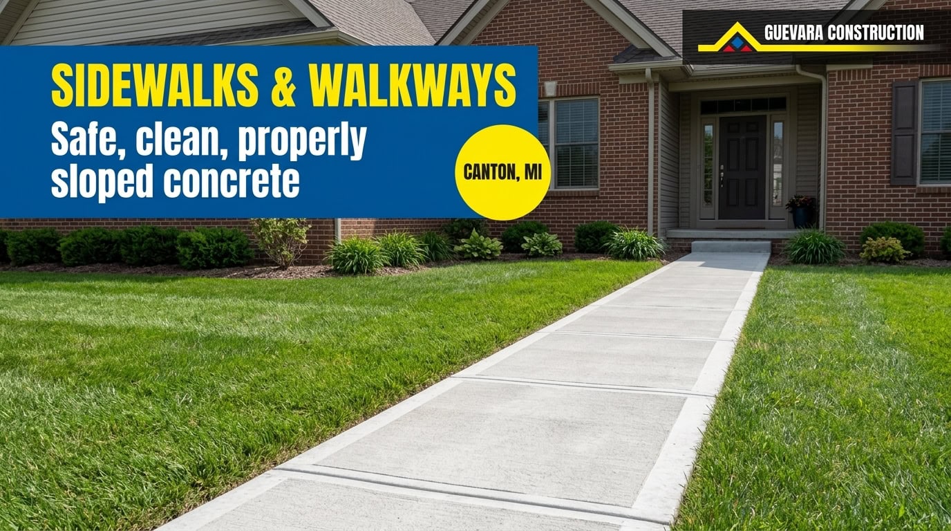 Sidewalks and Walkways