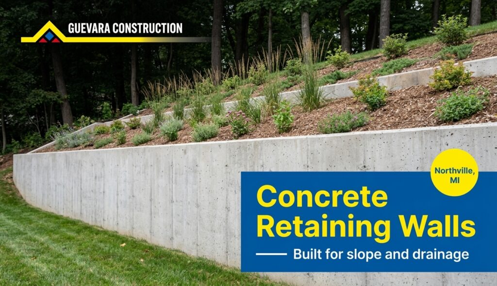 Concrete Walls in Northville, MI