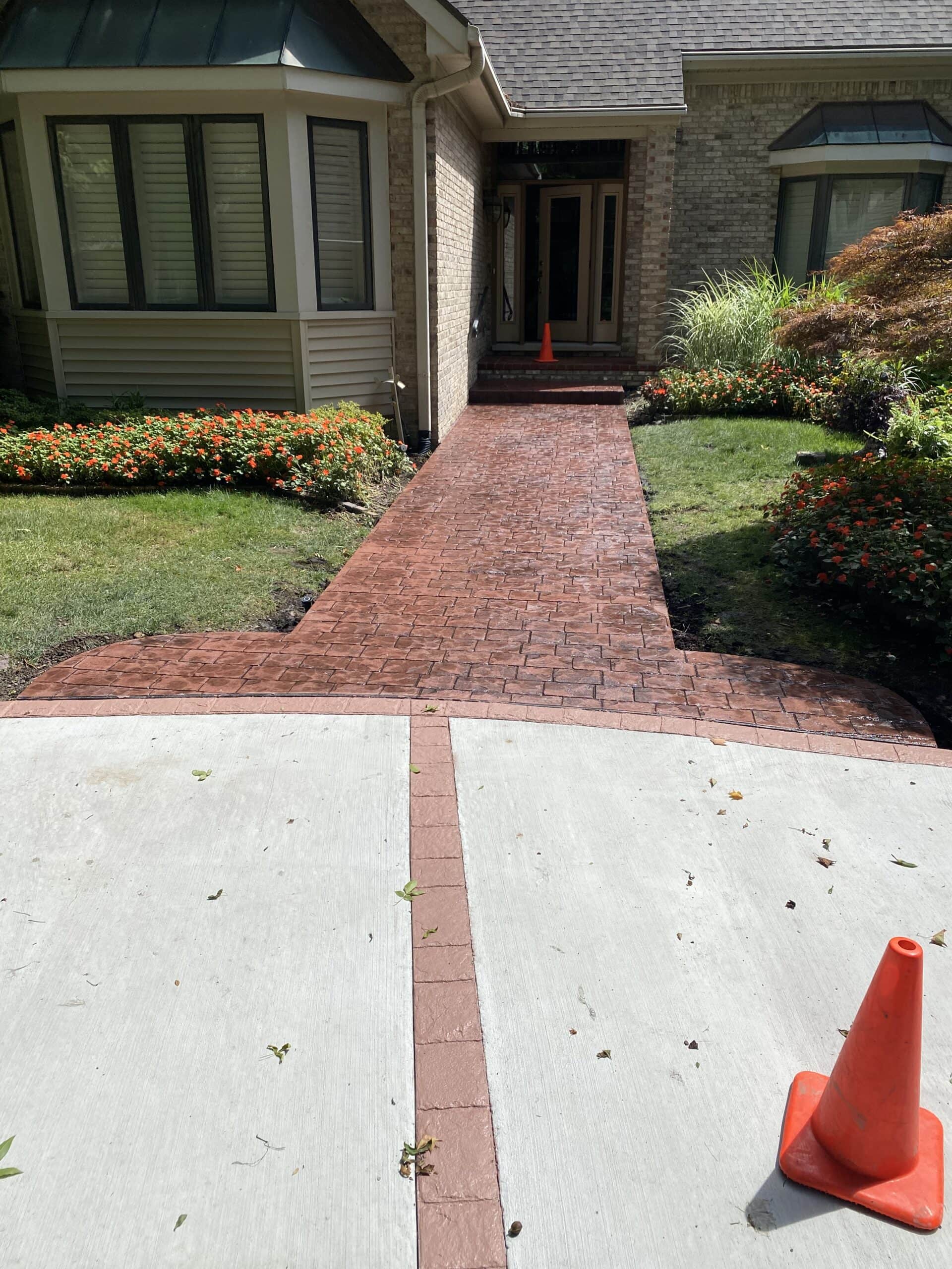 Standard Concrete with Custom Borders