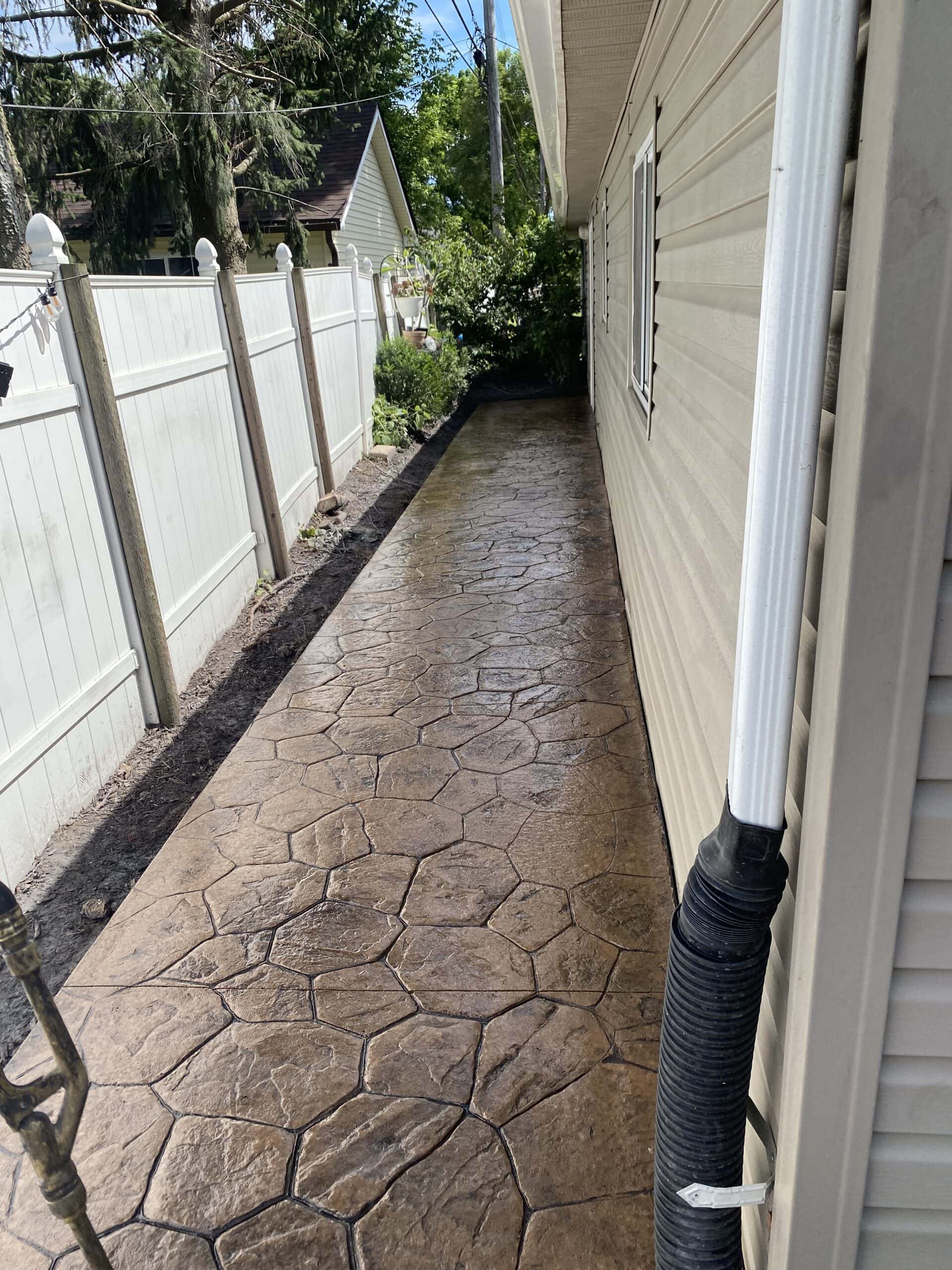 Standard Concrete with Custom Borders