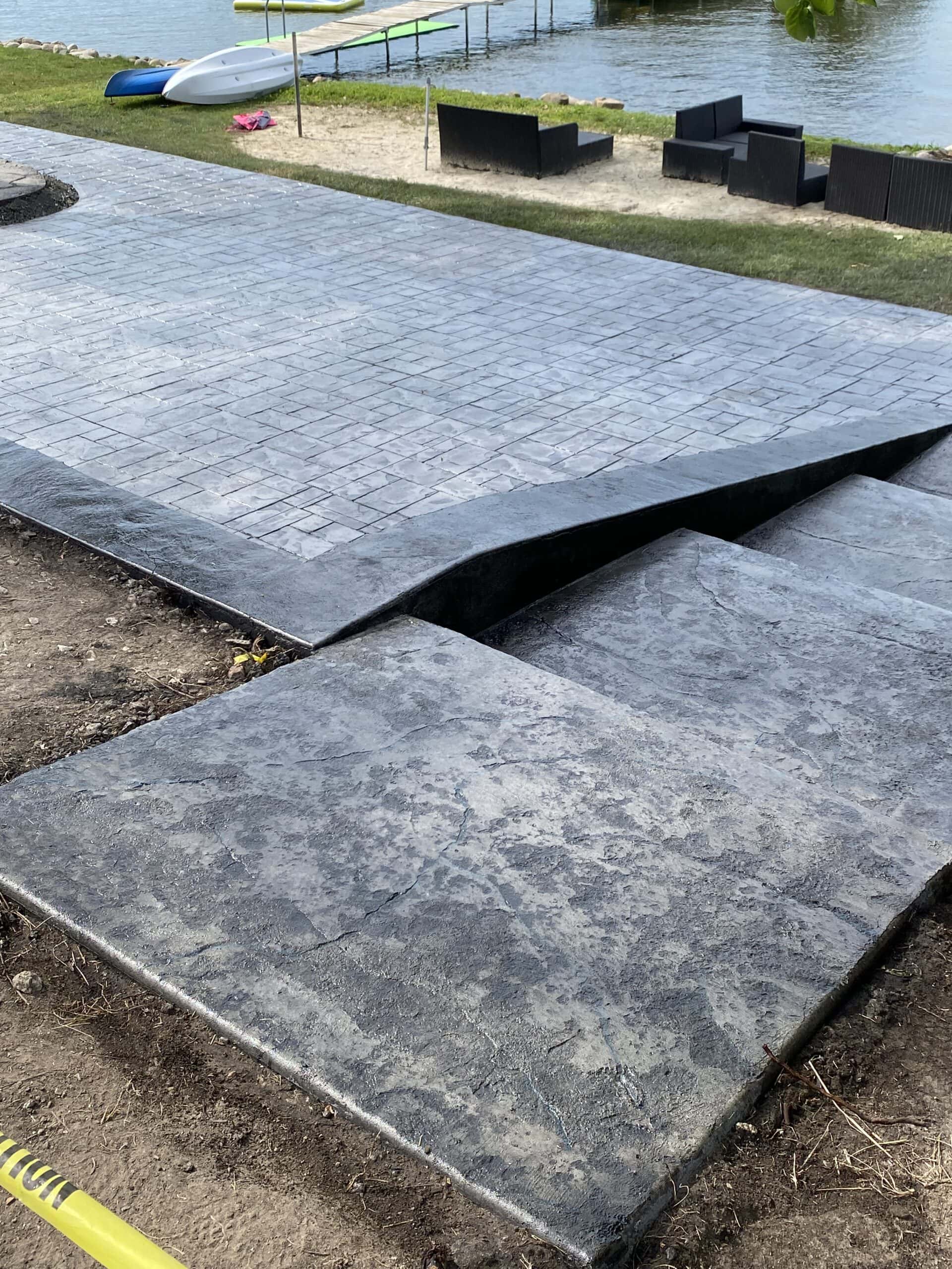Standard Concrete with Decorative Borders