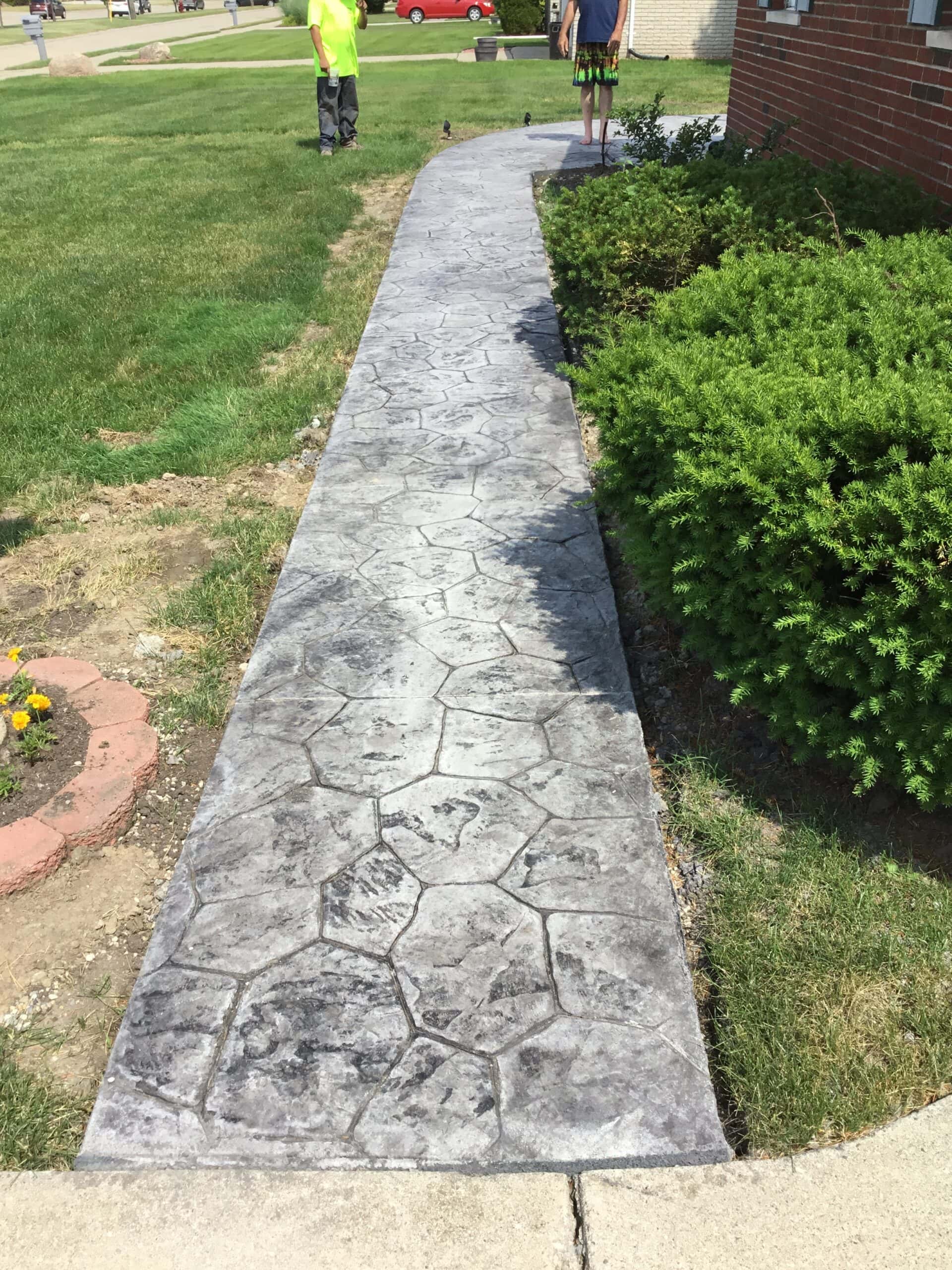 Standard Concrete with Custom Borders