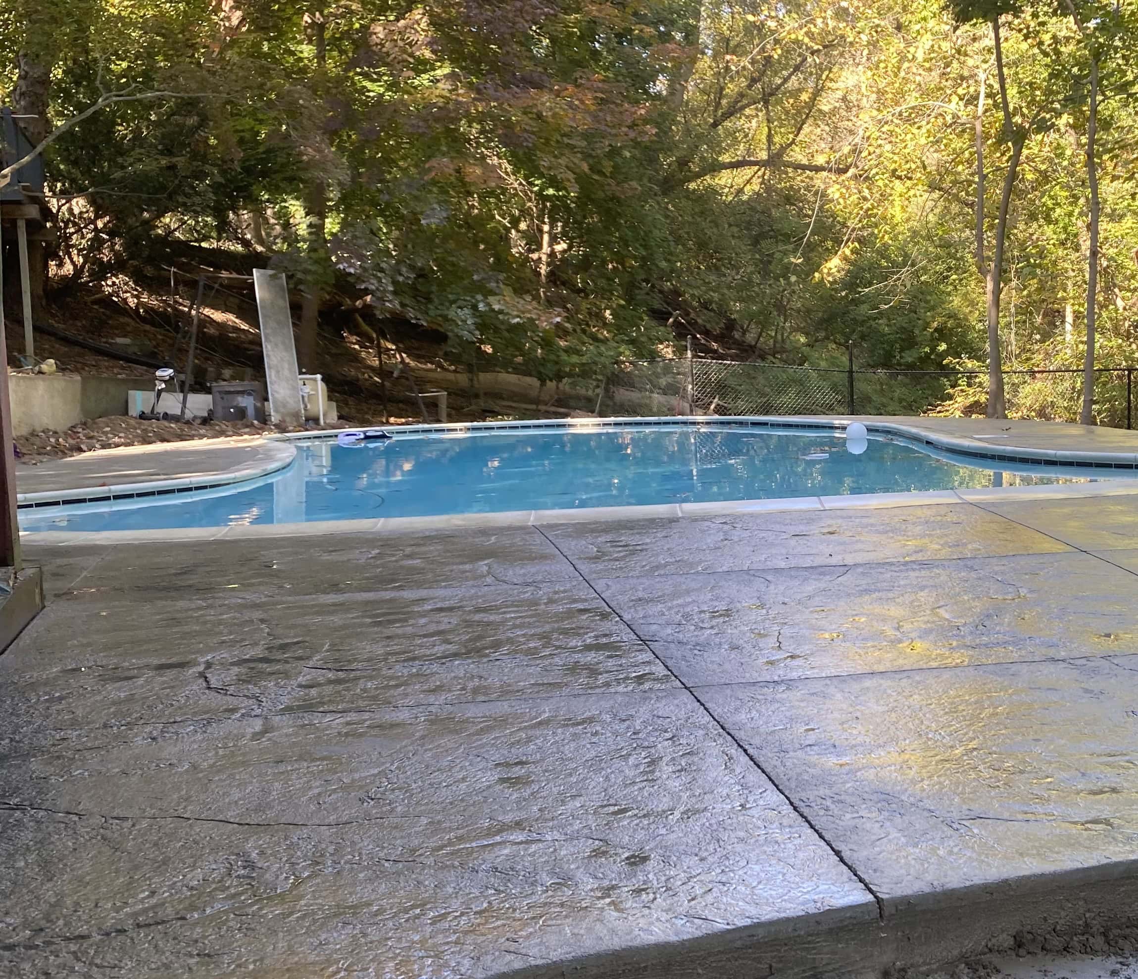 Pool and Lakeside Paths
