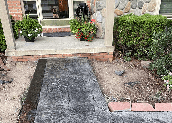 Custom Concrete Patios in Livonia, Michigan