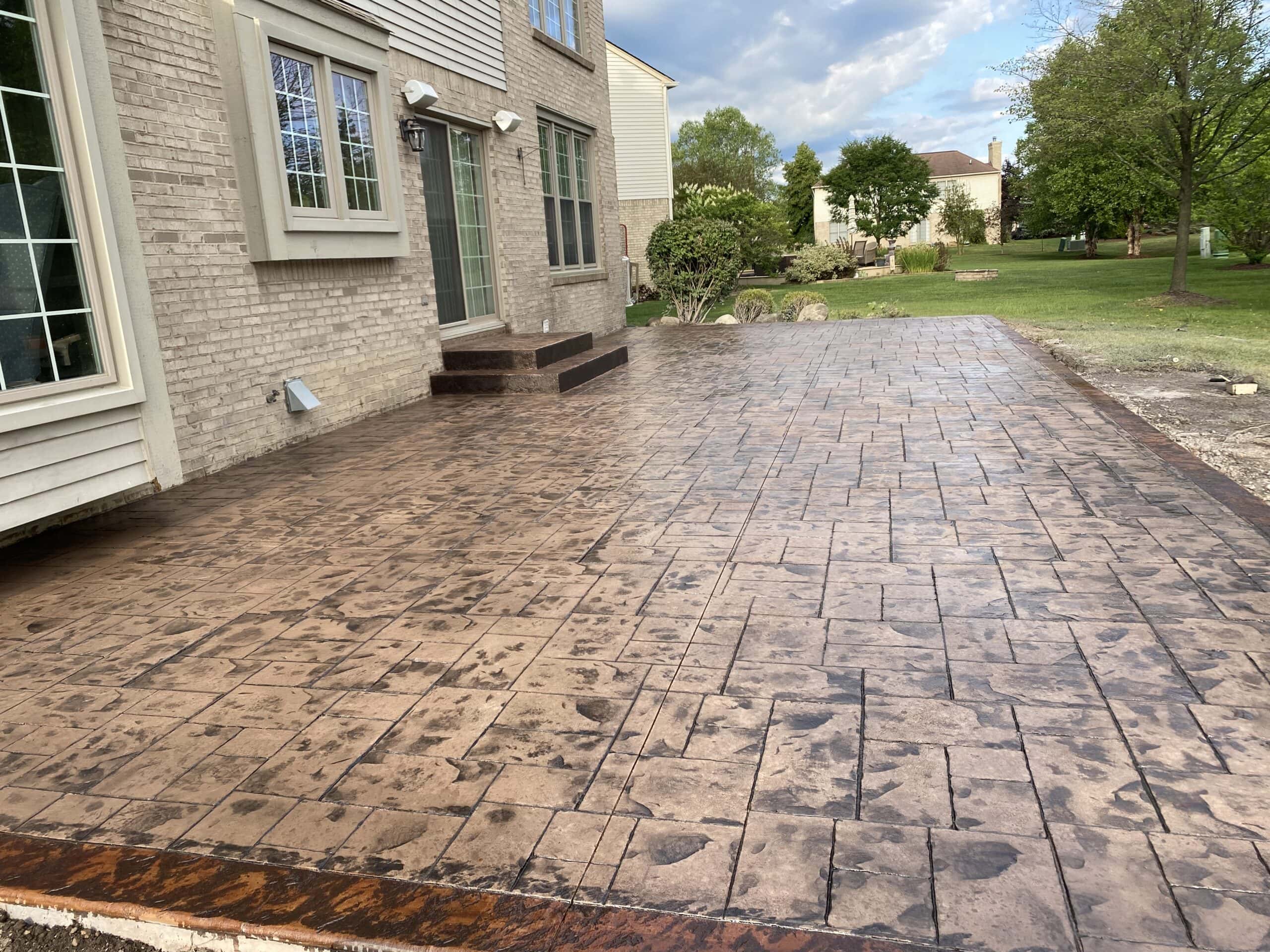 Custom Concrete Patios in Canton, Michigan
