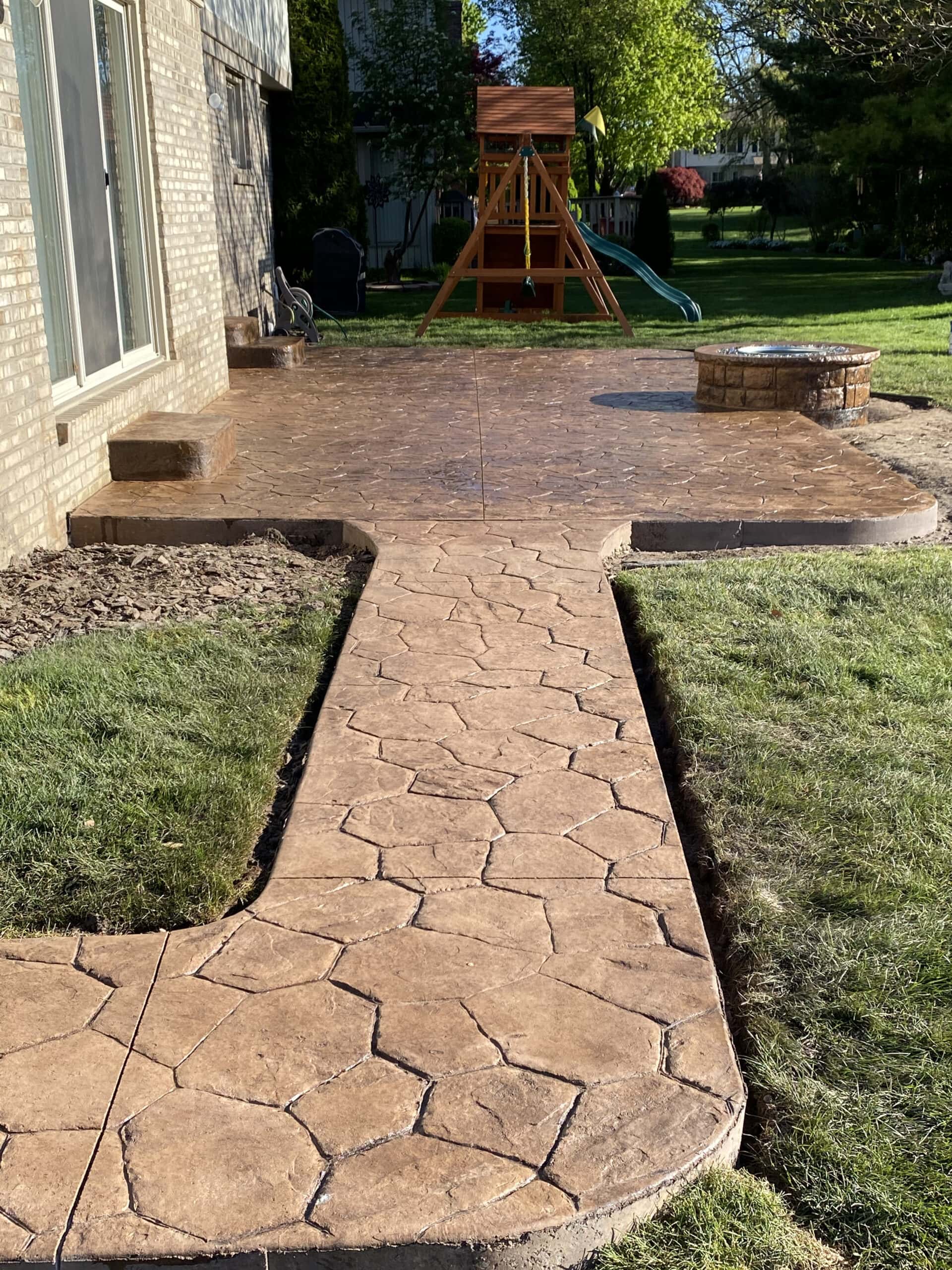 Stamped Concrete That Matches Your Home
