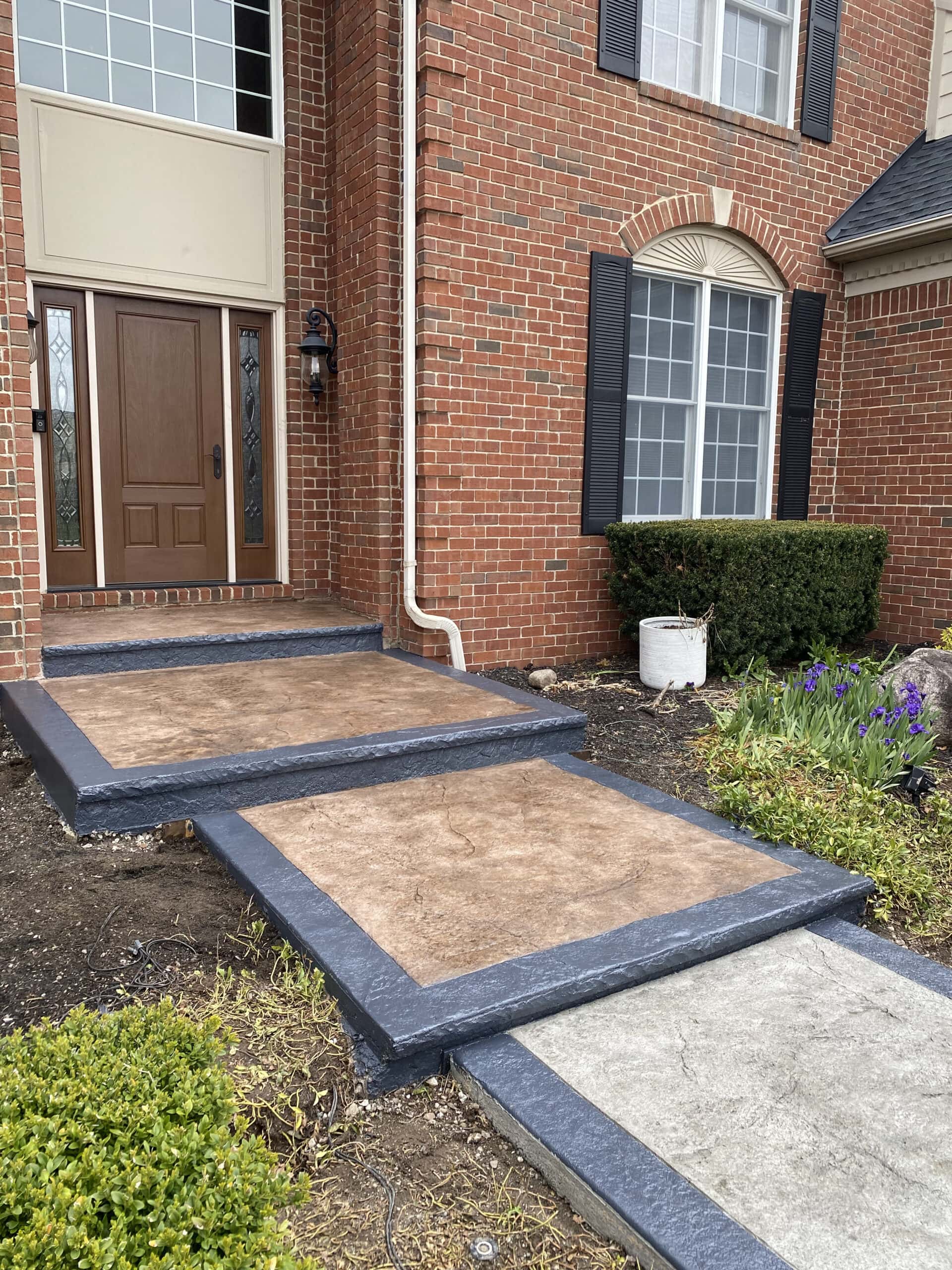 Standard Concrete With Custom Borders