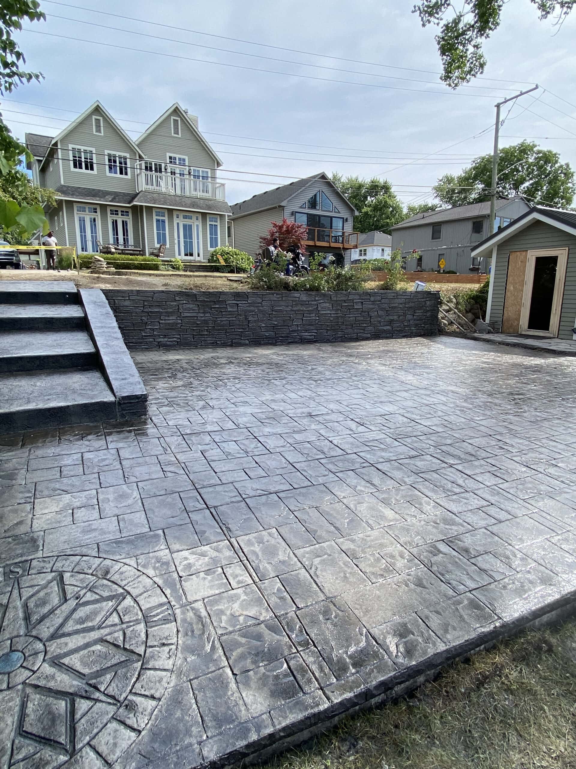 Standard and Broom-Finish Patios
