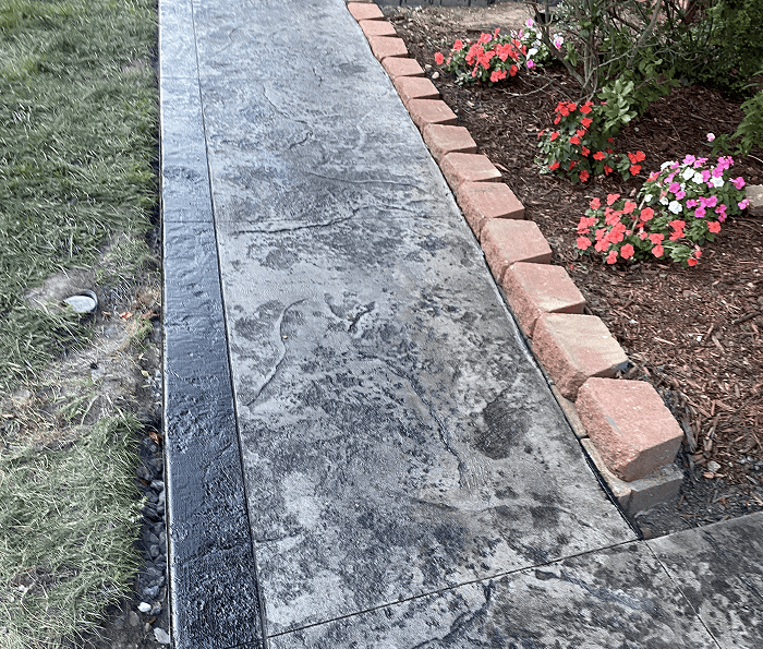How We Build Stamped Concrete for Michigan Weather